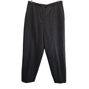 Pendleton virgin wool trousers womens size 18 gray tweed lined vintage pants